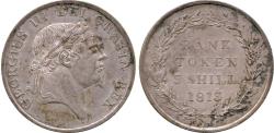 World Coins - GEORGE III, THREE SHILLING BANK TOKEN, 1813