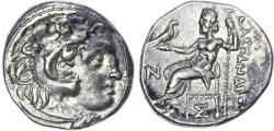Ancient Coins - Kingdom of Macedon, Alexander the Great, Silver Drachm