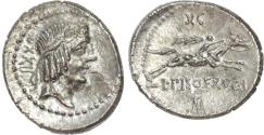 Ancient Coins - L. Calpurnius Piso Frugi Silver Denarius