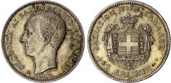 World Coins - Greece, George I (1863-1913), silver 1 Drachmi