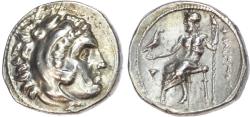 Ancient Coins - Kingdom of Macedon, Philip III (323-317 BC) Silver Drachm
