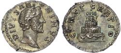 Ancient Coins - Divus Antoninus Pius (d. AD 161) Silver Denarius