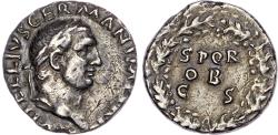 Ancient Coins - Vitellius silver Denarius