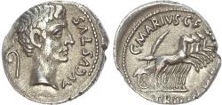 Ancient Coins - Augustus Silver Denarius