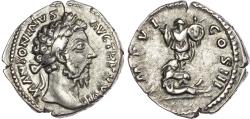 Ancient Coins - Marcus Aurelius silver Denarius