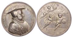 World Coins - GREAT BRITAIN, ARCHBISHOP LAUD EXECUTED, 1644, SILVER MEDAL