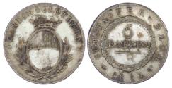 World Coins - SWITZERLAND, SOLOTHURN, SILVER 5 BATZEN, 1811