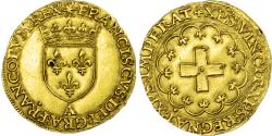 World Coins - France, Francis I (1515-1547), Ecu d’Or à la croisette