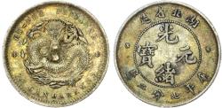 World Coins - China, Hupeh, silver 10 Cents, no date
