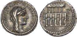 Ancient Coins - Roman Republic, Capito, Silver Denarius