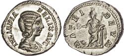 Ancient Coins - Julia Domna, Wife of Septimius Severus, Silver Denarius