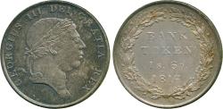 World Coins - GEORGE III, EIGHTEENPENCE BANK TOKEN, 1816