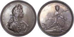 World Coins - WILLIAM III, STATE OF BRITAIN (FOLLOWING THE PEACE OF RYSWICK) 1697, SILVER MEDAL