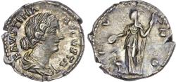 Ancient Coins - Faustina Jr. (wife of Marcus Aurelius) silver Denarius