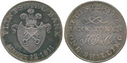 World Coins - WALES, FLINTSHIRE, SHILLING TOKEN, 1811