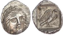 Ancient Coins - Caria, Halicarnassos, Silver Drachm