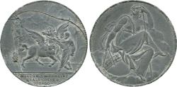 Ancient Coins - LONDON, MILTON, WHITE METAL PENNY TOKEN, 1800