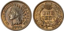 World Coins - USA, Indian Head bronze Cent, 1898