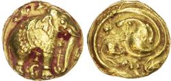 World Coins - India, Southern Deccan, Gangas of Talakad, gold Gajapati Pagoda, c. 1080-1138 AD