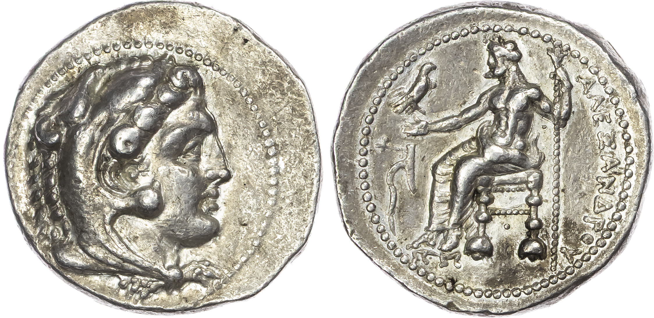 Alexander the Great, Silver Tetradrachm, Lifetime Issue | Greek Coins