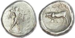 Ancient Coins - Lucania, Poseidonia, Silver Nomos
