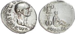 Ancient Coins - Vespasian (AD 69-79) Silver Denarius