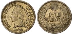World Coins - USA, Indian Head copper-nickel Cent, 1862