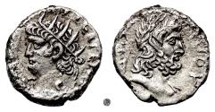 Ancient Coins - NERO, EGYPT, Alexandria.  BI Tetradrachm, 66/7 AD.  Nero / Zeus