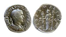 Ancient Coins - PHILIP I, AD 244-249. AE sestertius. Rome mint. Struck AD 244