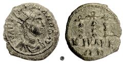 Ancient Coins - GORDIAN III, BITHYNIA, Nicaea.  AE Assarion, 238-244 AD.  Three signa