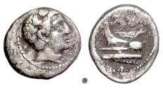 Ancient Coins - PHOENICIA, Arados.  AR Tetrobol, circa 333 BC.  Laureate Head / Prow.  Very Rare