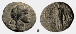 Ancient Coins - AUGUSTUS, LYCIAN LEAGUE.  AE double unit, 19 BC - 14 AD.  Apollo