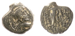 Ancient Coins - SELEUKID KINGS, Antiochos IX Eusebes. AE denomination B, 112-101 BC. Eros / Nike