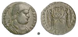 Ancient Coins - Roman, MAGNENTIUS.  AE Centenionalis. Arles mint, struck 351-352 AD.  Two Victories