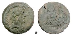 Ancient Coins - Antoninus Pius, EGYPT.  AE Drachm, Dated RY 20 (156/157 AD)
