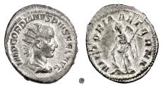 Ancient Coins - GORDIAN III.  AR Antoninianus, Rome mint, struck 243 AD.  Victory