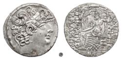 Ancient Coins - Seleucis & Pieria, ANTIOCH.  AR Tetradrachm, year 4 of the Caesarean Era (46/5 BC)