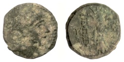 Ancient Coins - SELEUKID KINGS, Antiochos IX. AE denomination B; Antioch mint, struck 114/3 BC