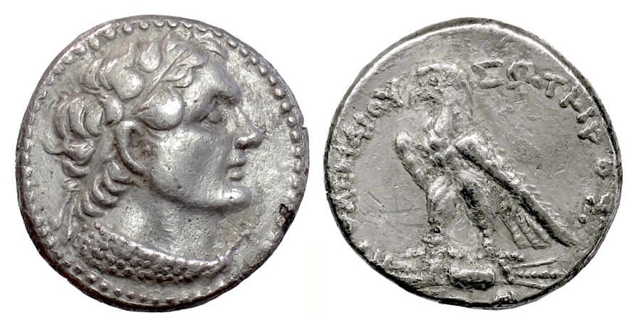 PTOLEMAIC KINGS, Ptolemy V. AR Tetradrachm. Uncertain mint (Cyprus ...