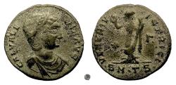 Ancient Coins - GALERIA VALERIA.  AE follis, Thessalonica mint,  struck 308-310 AD.  Venus