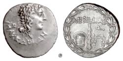 Ancient Coins - MACEDON, Aesillas.  AR Tetradrachm, circa 95-70 BC.  Head of Alexander / Club, etc.