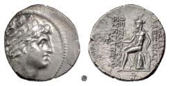 Ancient Coins - SELEUKID, Alexander I Balas.  AR drachm, Antioch on the Orontes mint, struck circa 151-149 BC