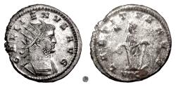 Ancient Coins - GALLIENUS.  Antoninianus, Antioch mint. 266-267 AD.  Laetitia