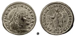 Ancient Coins - MAXIMIANUS.  AE follis, Aquileia mint circa 301 AD.  Moneta