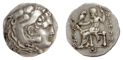 MACEDON. Alexander III ‘the Great’. AR tetradrachm, Mesembria mint, 250-175 BC. Scarce