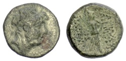 Ancient Coins - SELEUKID KINGS, Antiochos IX Eusebes Philopator. AE denomination B. Tarsos mint. Struck circa 114-112 BC