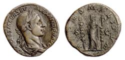 Ancient Coins - Severus Alexander. AE Sestertius, Rome mint, struck 225 AD. Fides