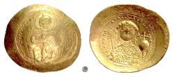 Ancient Coins - BYZANTINE, Constantine IX Monomachus.  AV Histamenon Nomisma, Constantinople, 1046-1049