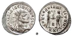 Ancient Coins - DIOCLETIAN.  Antoninianus, Siscia (?) mint, 293-295 AD