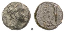 Ancient Coins - SELEUKID KINGS, Antiochos IV Epiphanes.  AE 14, struck 175-164 BC.  Apollo